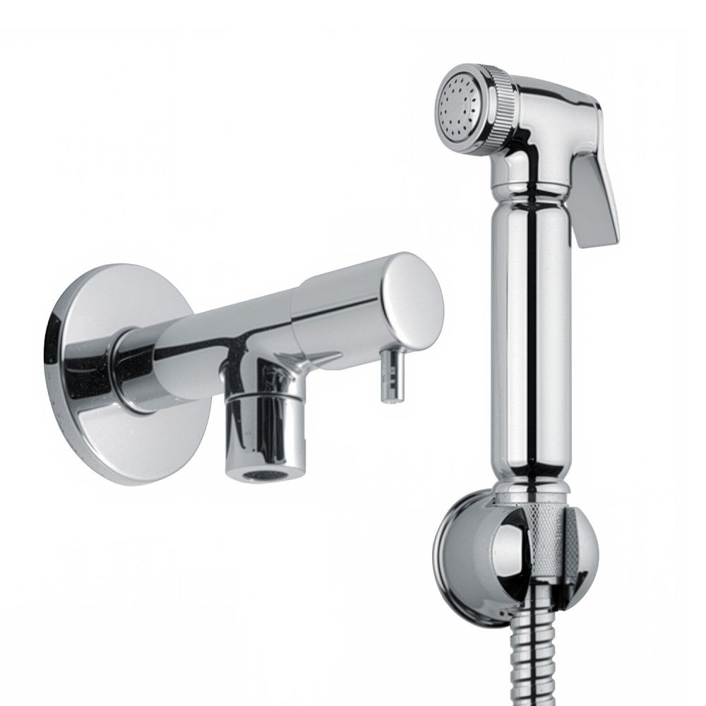 Chrome Douche with Manual Isolating Valve