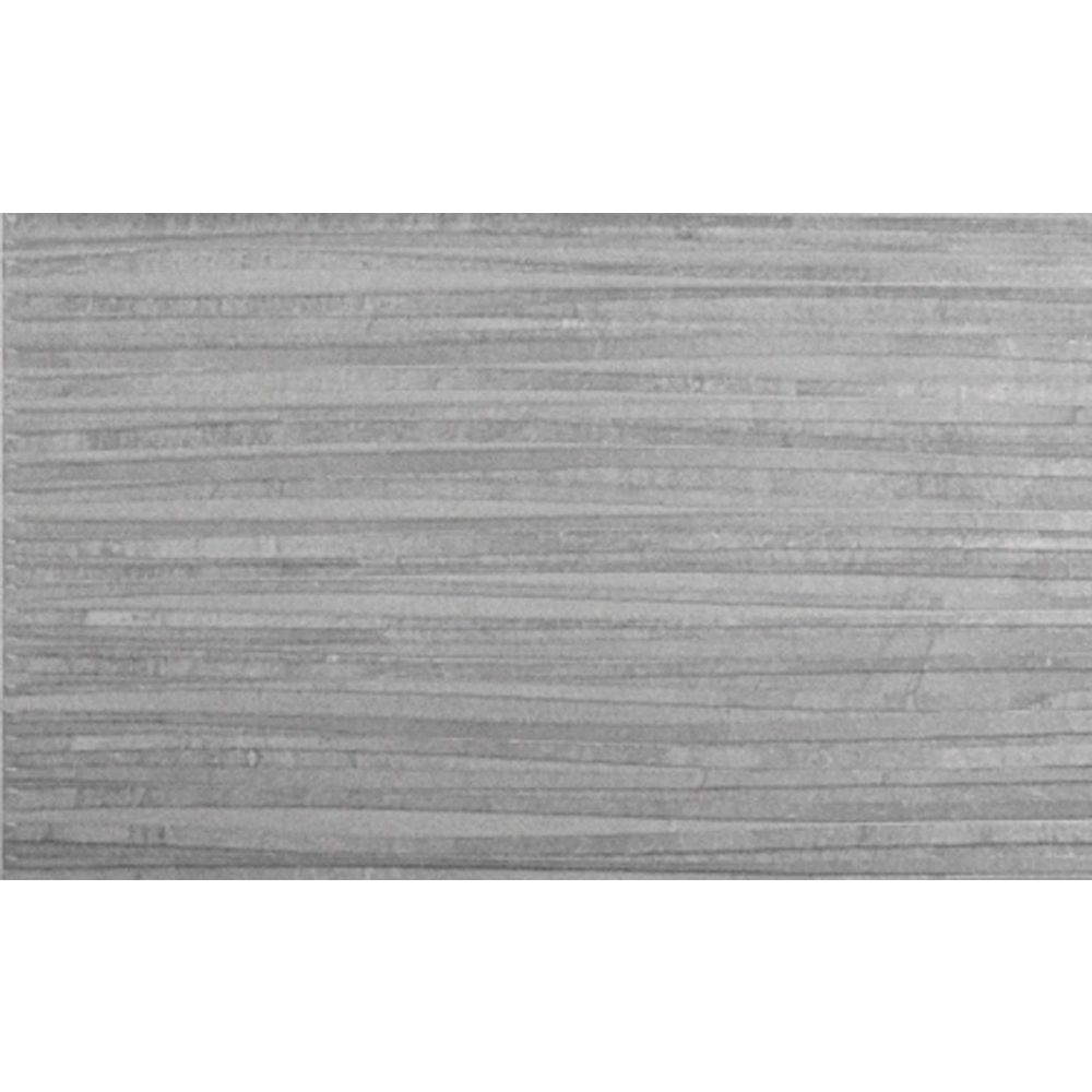 Fin Grey Decor Ceramic Tile 333x550mm