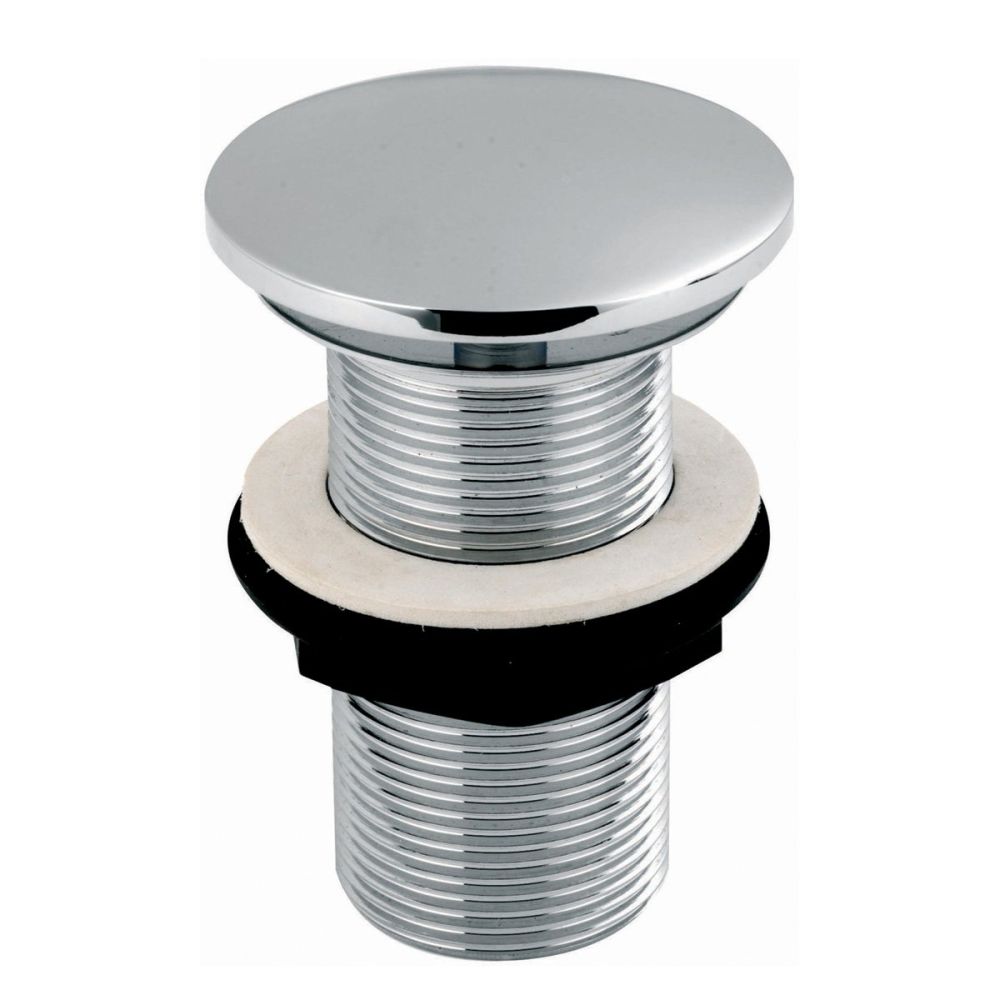 Chrome Click Clack Unslotted Basin Waste