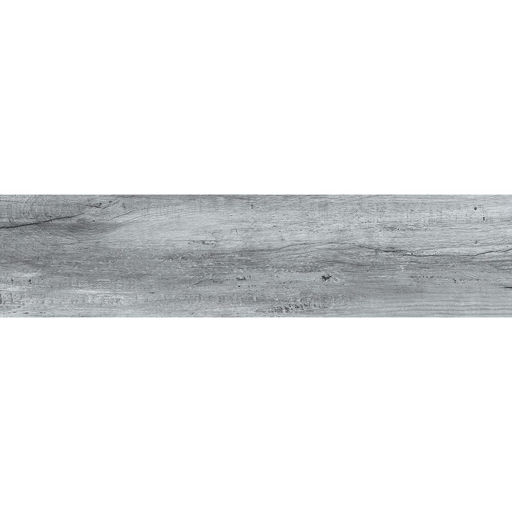 Myst Smoke Gloss Wood Effect Porcelain Tile 235x980mm