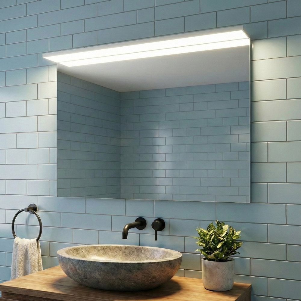 Elnero Illuminated LED Heated Bathroom Mirror 800x600mm