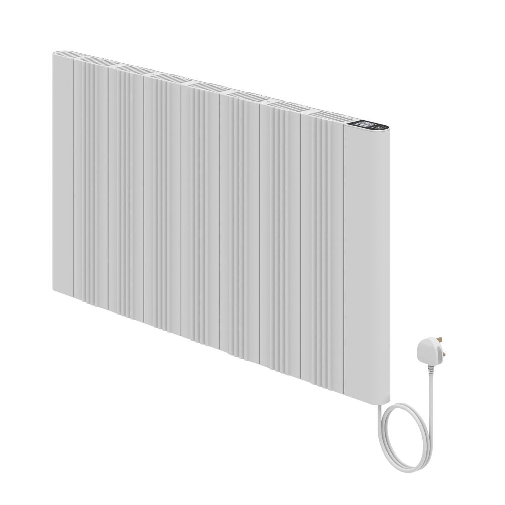 Peru White Smart Electric Panel Plug-In Heater 500x947mm