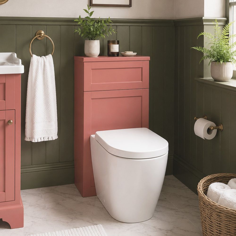 Traditional curated bathroom showcasing the Arundel Rose Traditional WC Unit