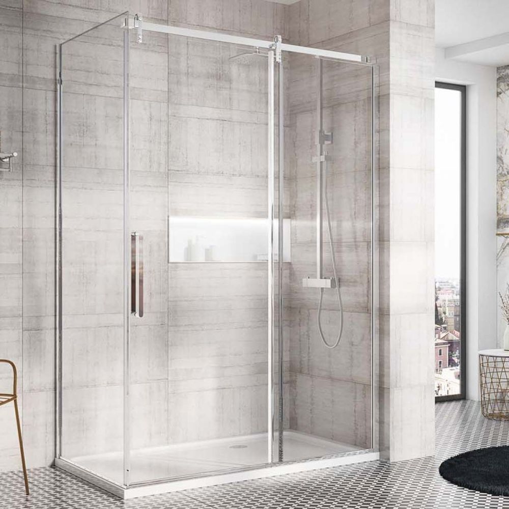 Ryland Chrome Sliding Shower Door 1200mm