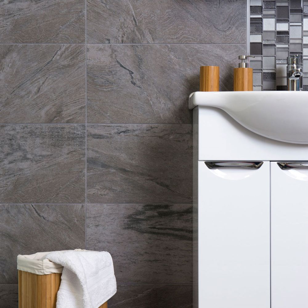 Modern Brookfield Gris Porcelain Tile