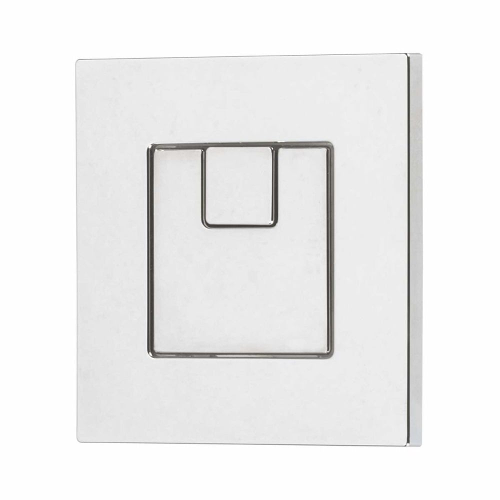 Apache Chrome Square Dual Flush Button
