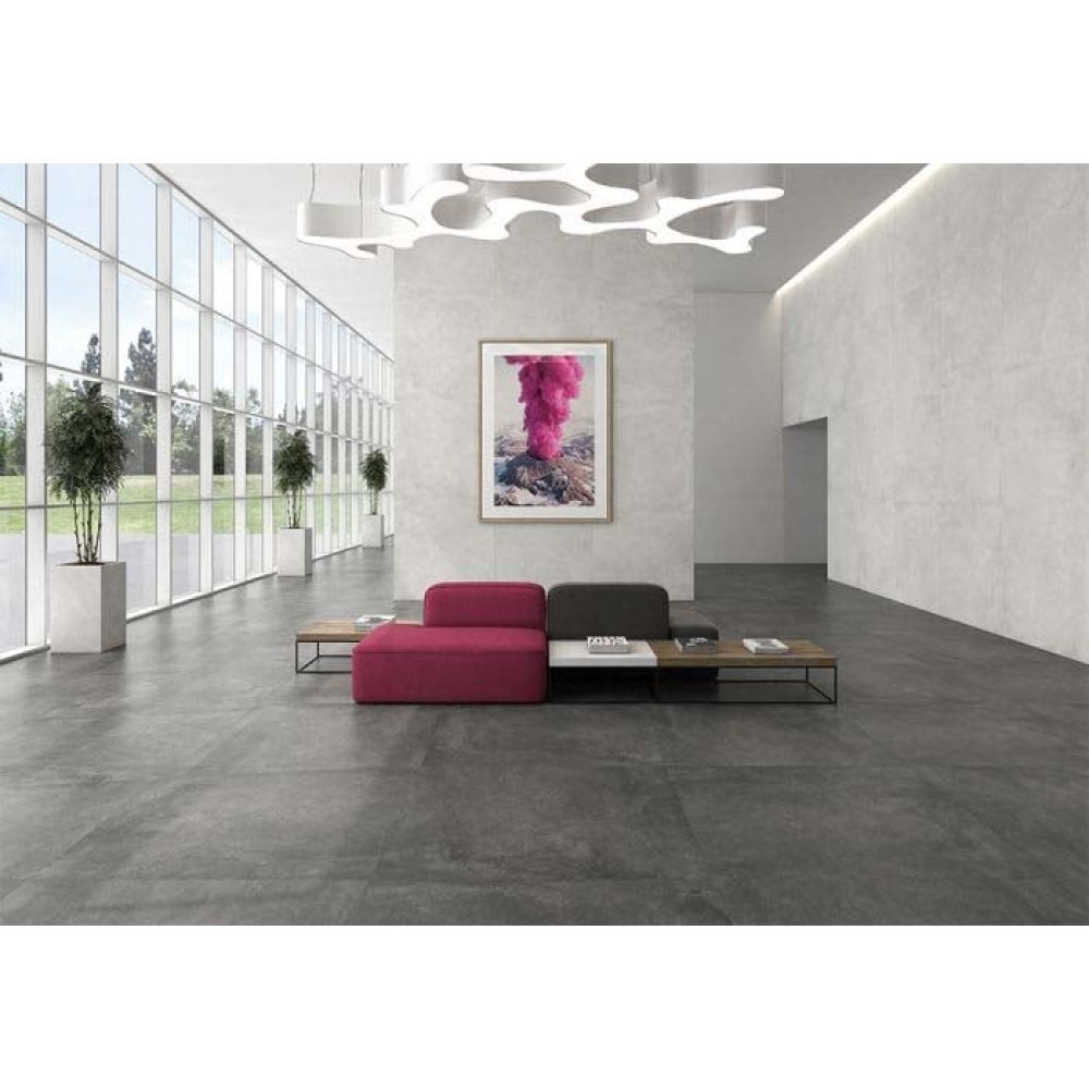 Gandi Concrete Perla Matt Porcelain Tile 600x600mm