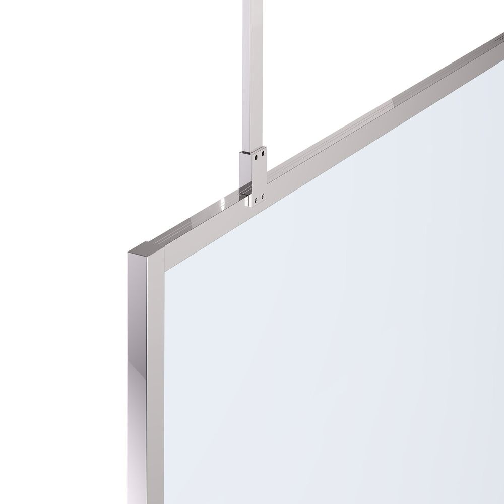 Amien Chrome Shower Screen Ceiling Support Arm 800mm