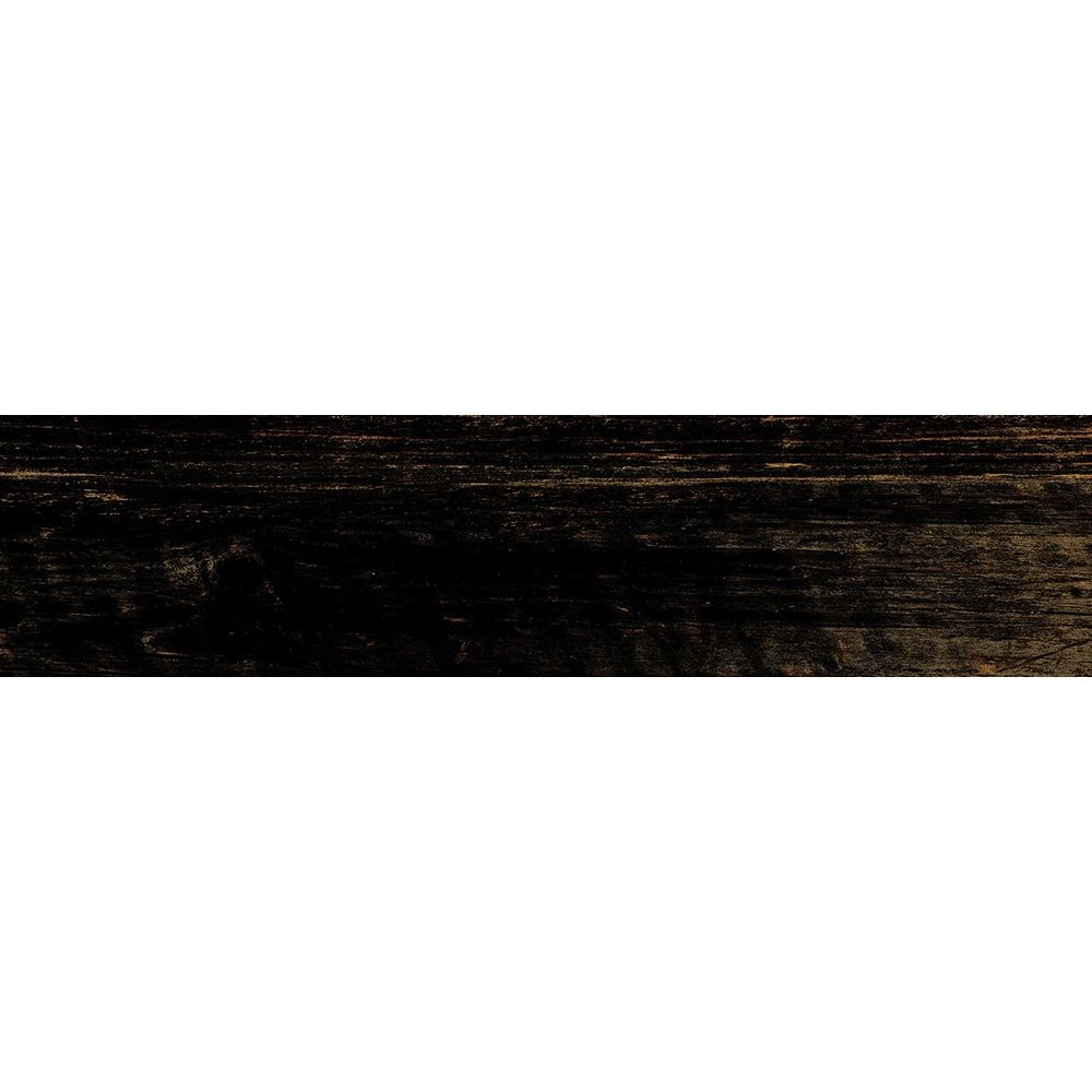 Myst Nightfall Gloss Wood Effect Porcelain Tile 235x980mm