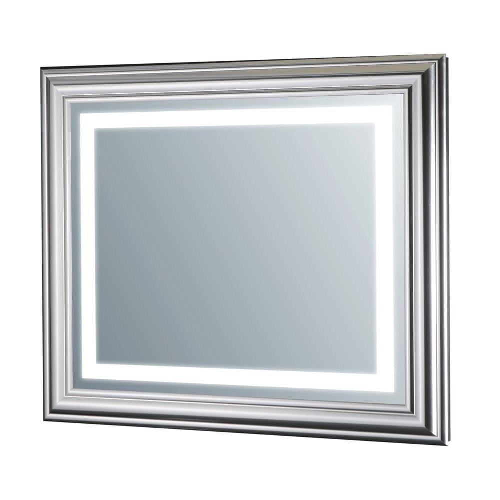 Cullin Traditional Framed Backlit LED Heated Bathroom Mirror 800x700mm
