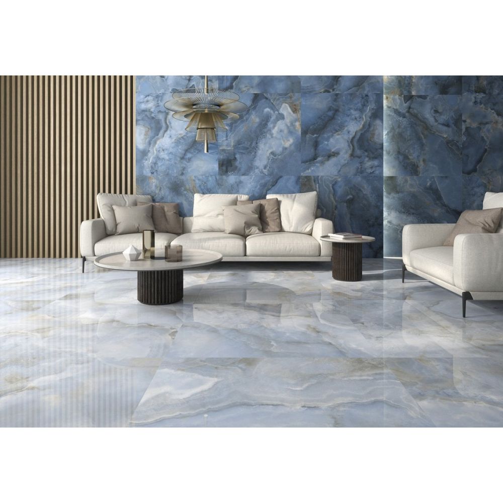 Osaka Pearl Super Polished Porcelain Tile - 600x1200mm