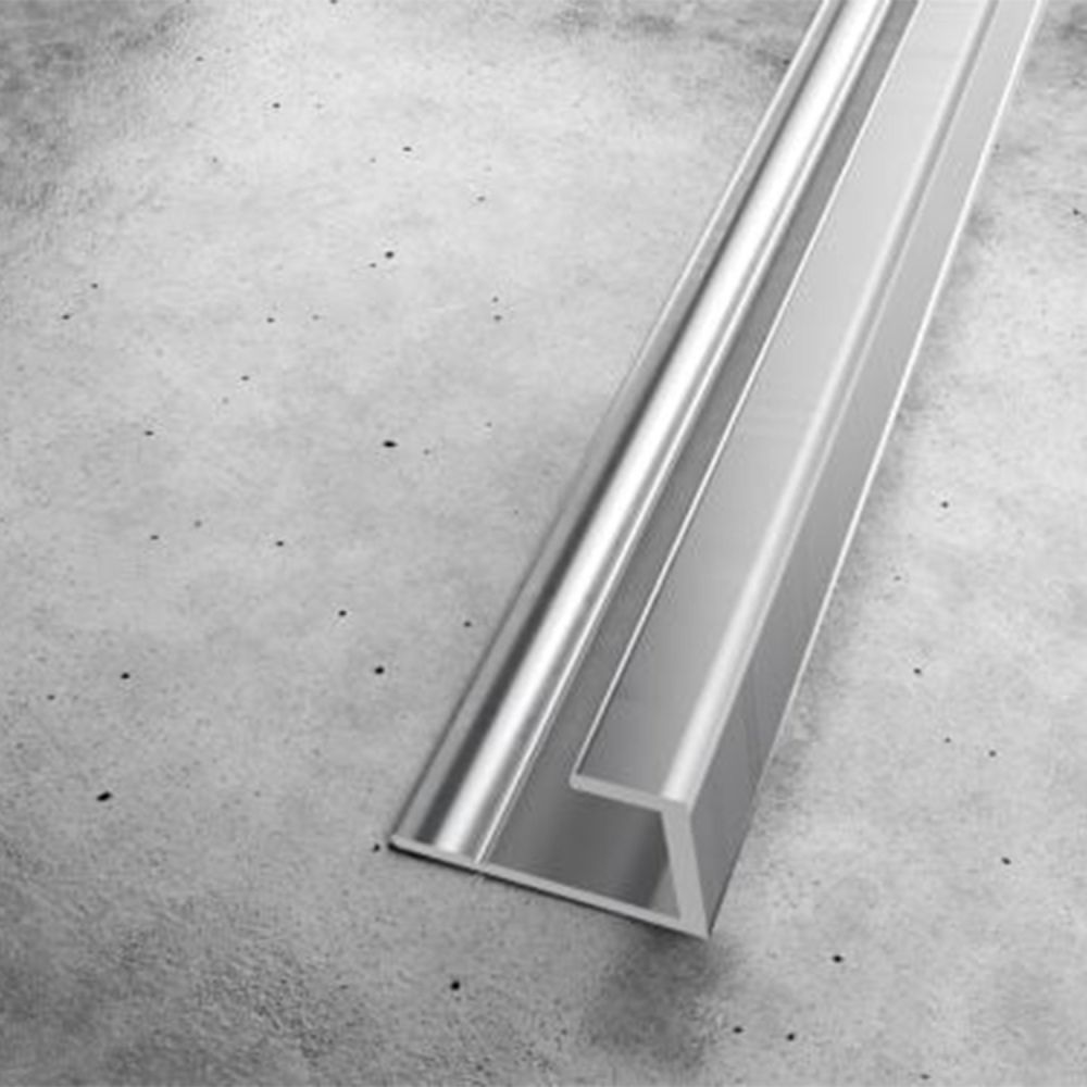 Nuova Chrome Shower Wall Panel End Cap 11.5mm
