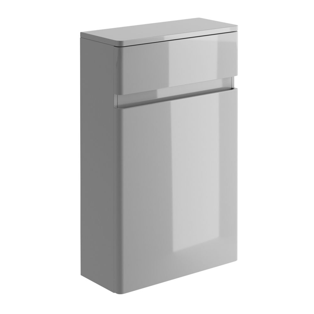 Neon Gloss Light Grey WC Unit