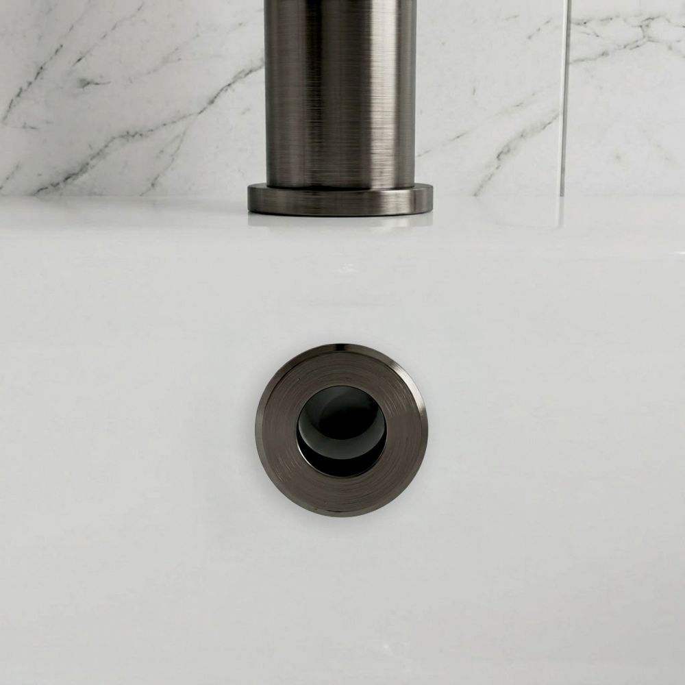 Gunmetal Round Basin Overflow Cover