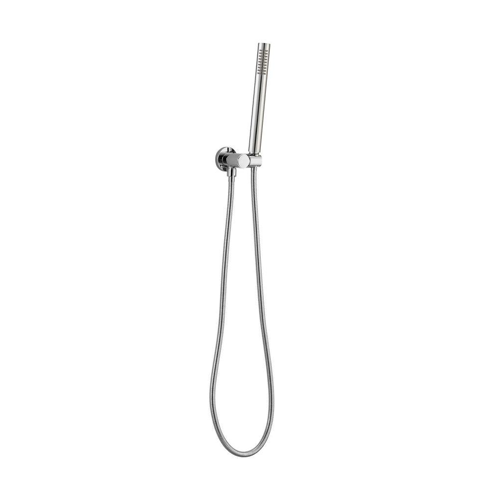 Manisa Chrome Handset and Holder With Build in Outlet