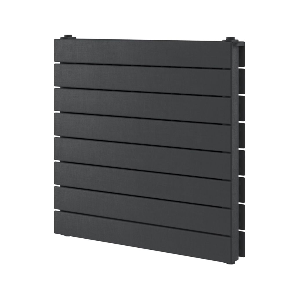 Delton Anthracite Horizontal Convector Radiator - 600x600mm