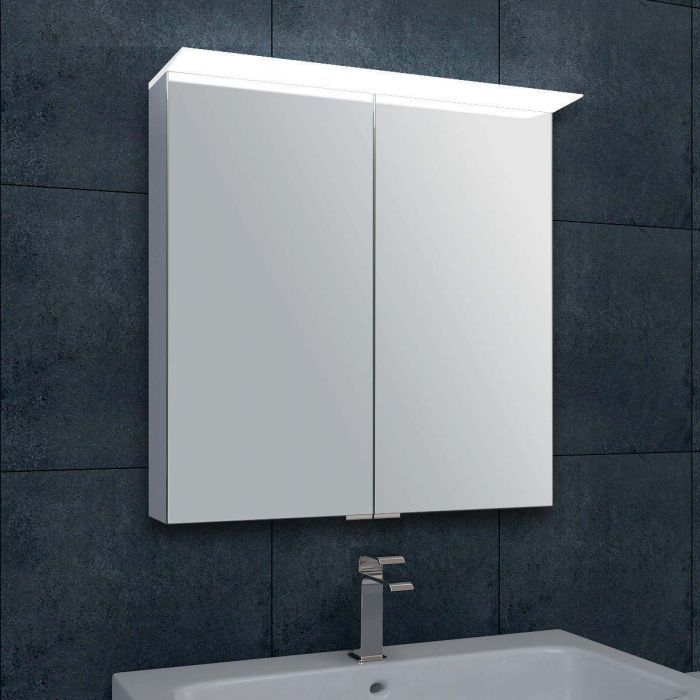 Ruby Motion Sensor Illuminated LED Bathroom Mirror Wall Cabinet 600x715mm