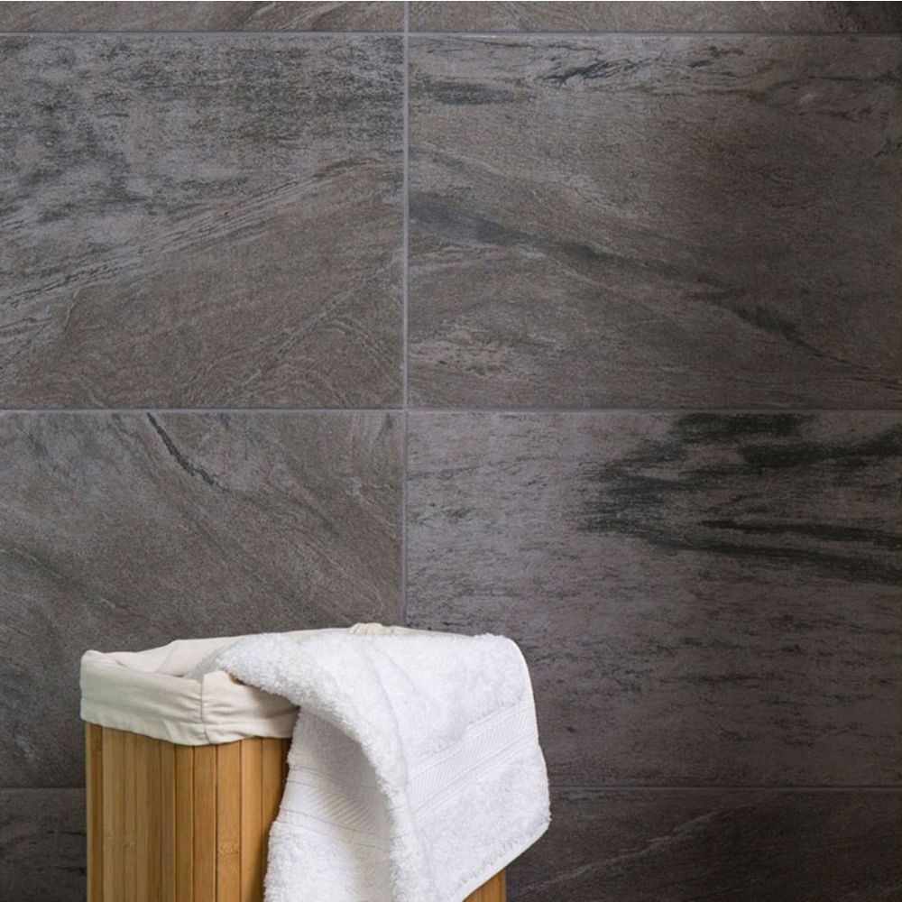 Modern Brookfield Gris Porcelain Tile