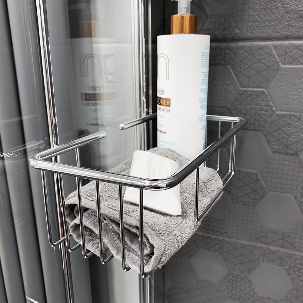 Double Chrome Shower Caddy