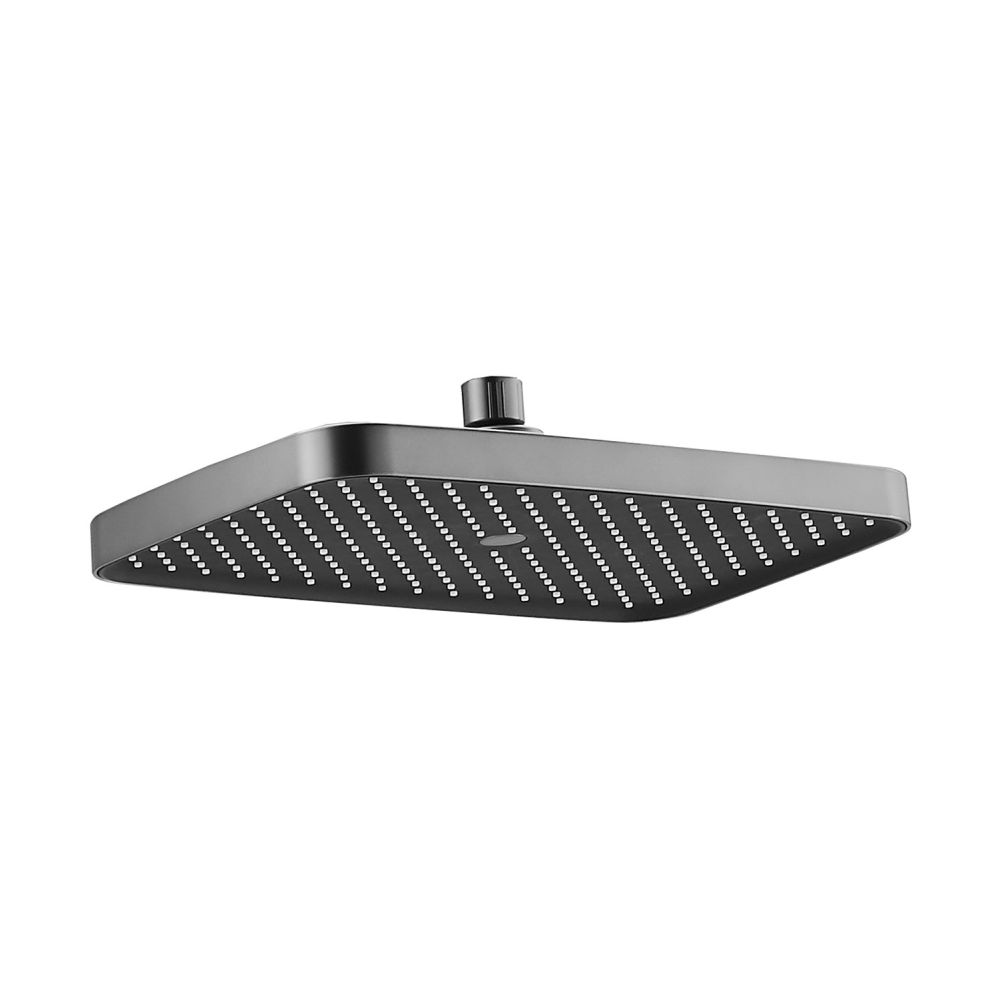 Flint Brushed Gunmetal Square Shower Head