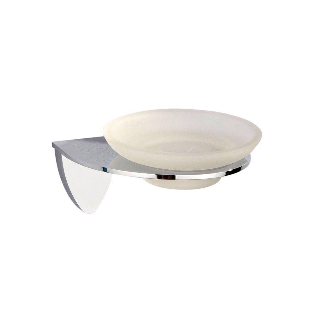 Charvil Chrome Glass Soap Holder