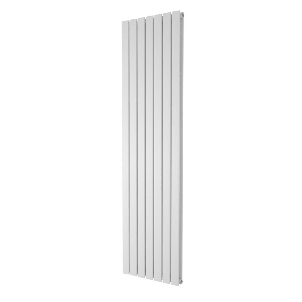 Perth White Double Vertical Flat Panel Radiator 1800x475mm