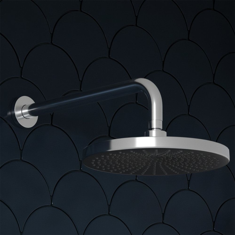 Moray Chrome Round Shower Head 250mm