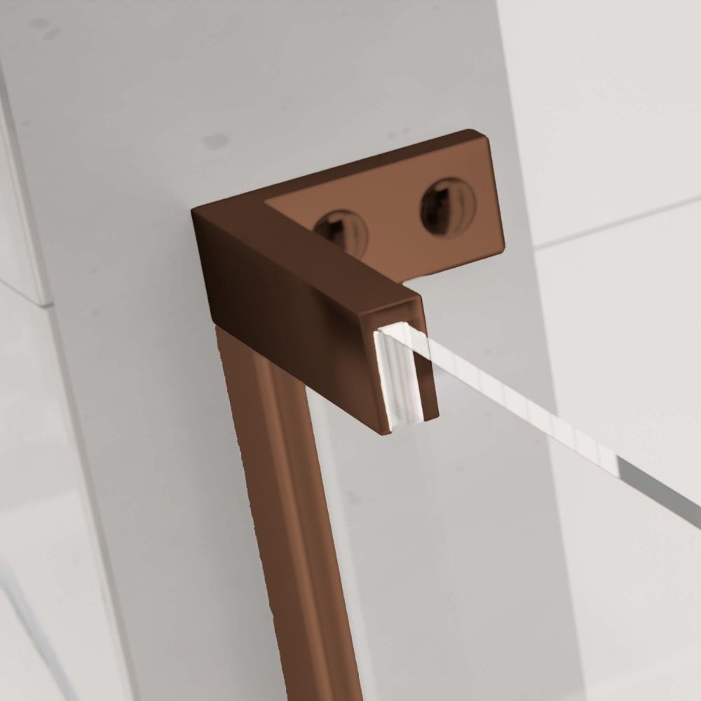 Lanka Brushed Bronze Hinged Door Support Brackets