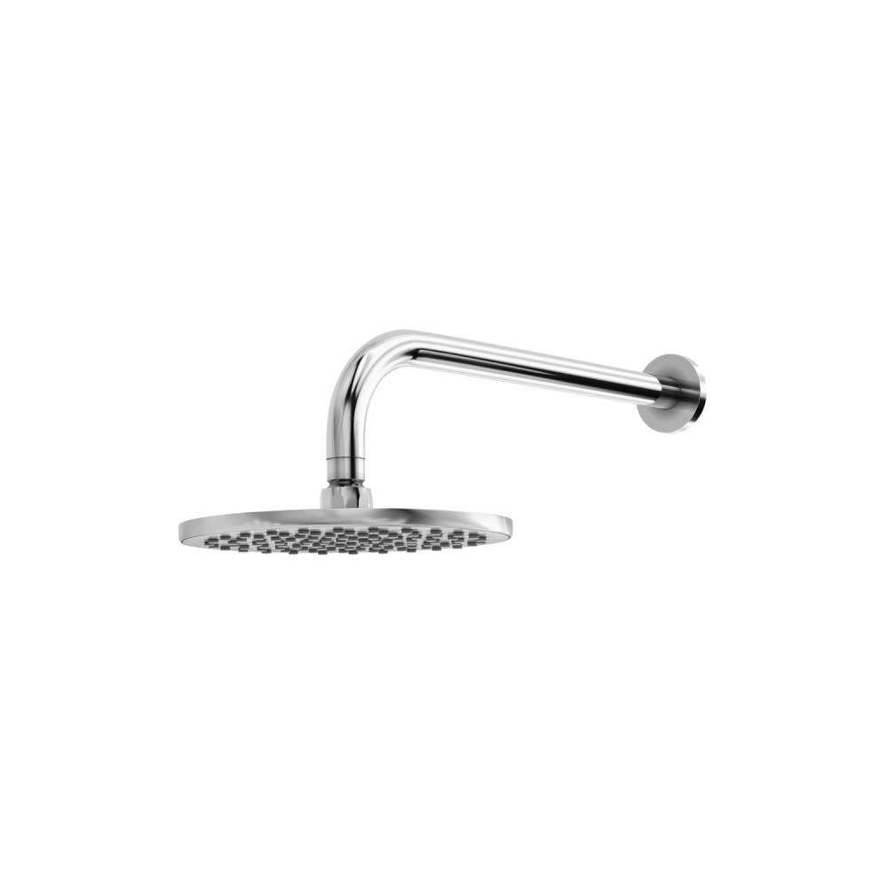 Elora Chrome Round Concealed Valve Shower Head & Arm Pack