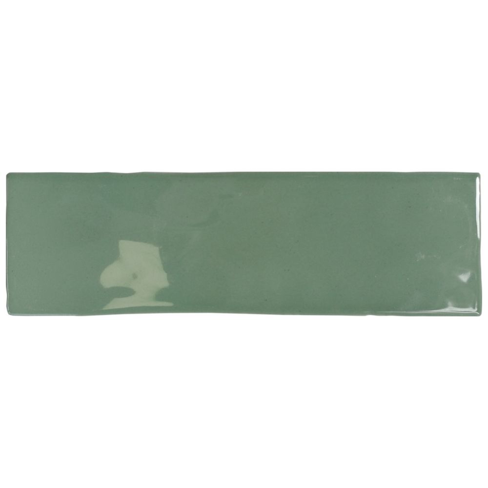 Borneo Green Gloss Brick Tile 65x200mm