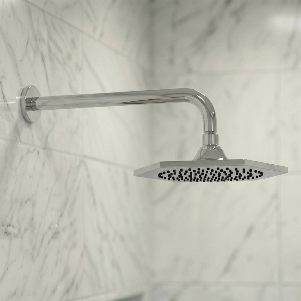 Adonis Chrome Fixed Rainfall Showerhead 200mm