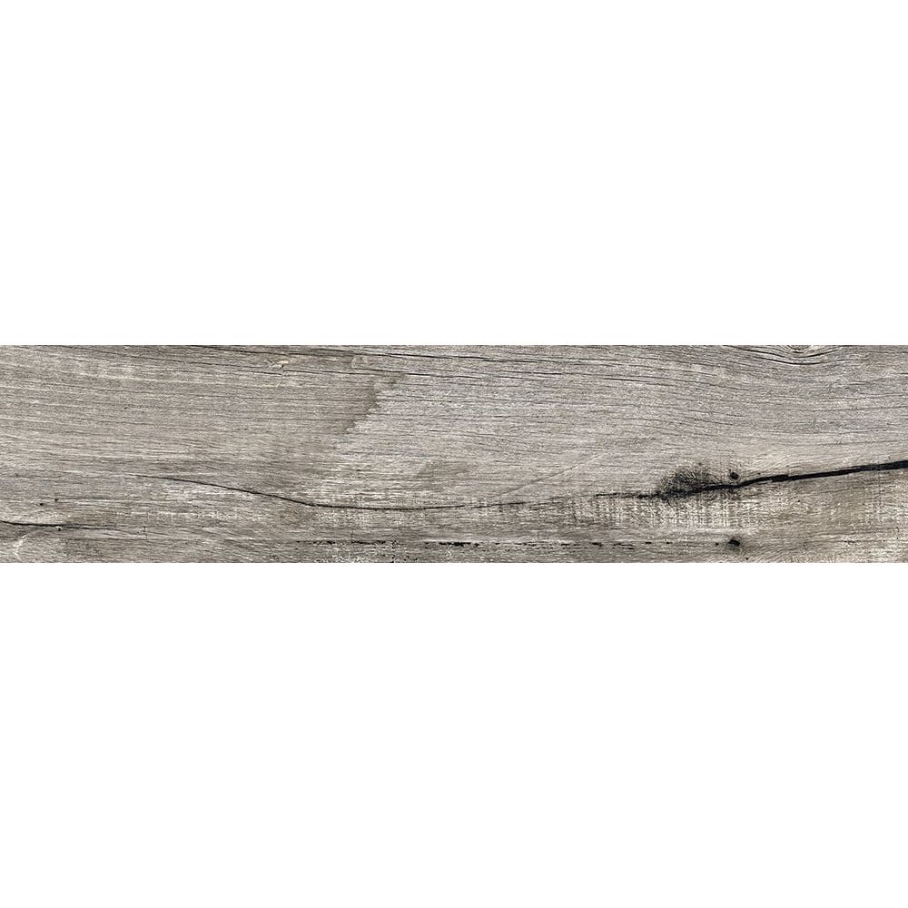Myst Greige Gloss Wood Effect Porcelain Tile 235x980mm