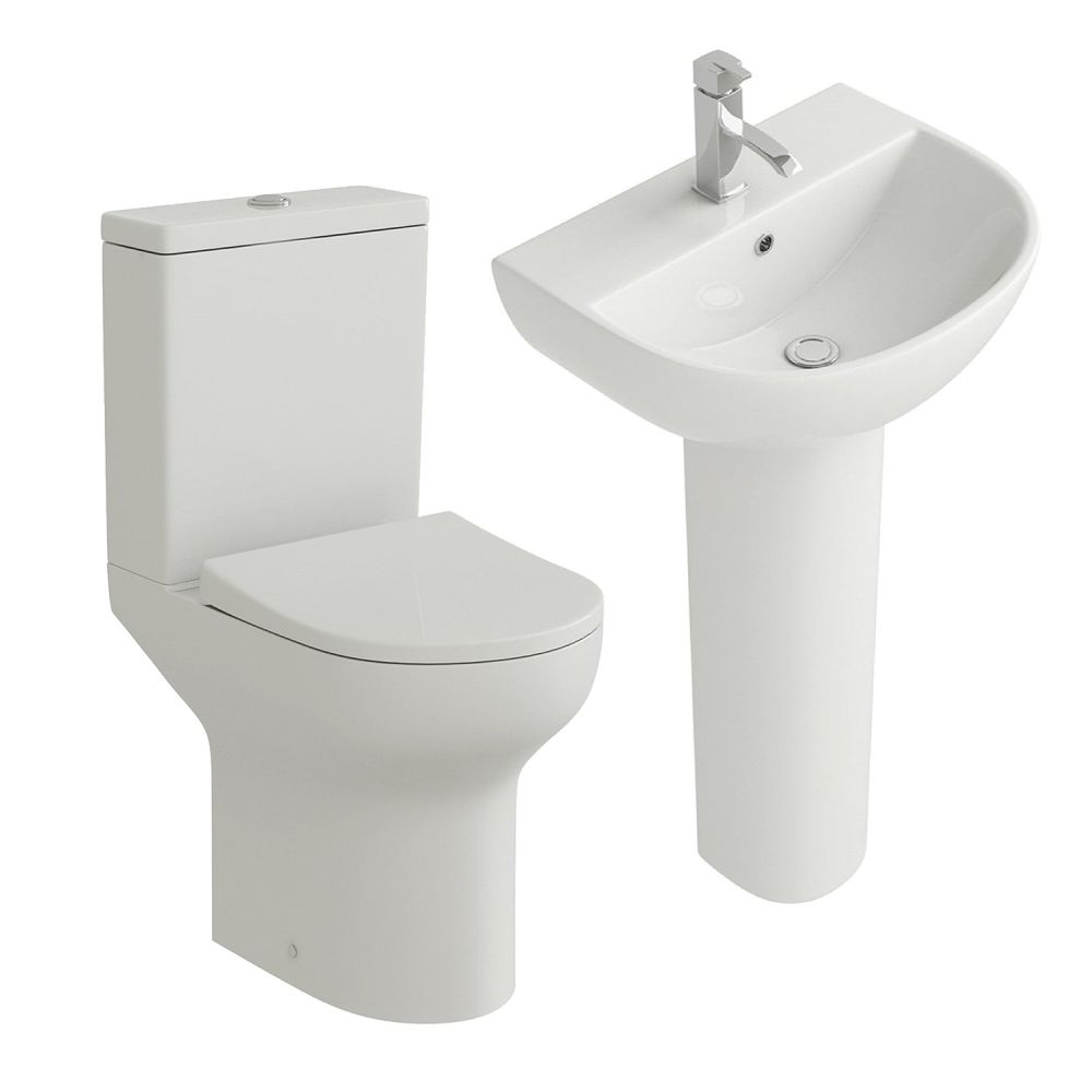 Porter Modern Toilet & Basin Suite