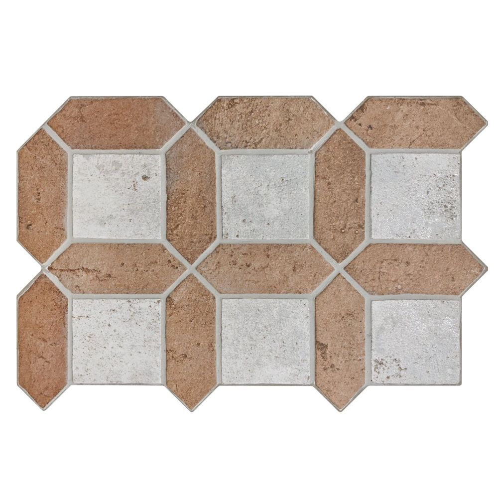 Adelfia Coto Mix Matt Terracotta Tile 600x400mm