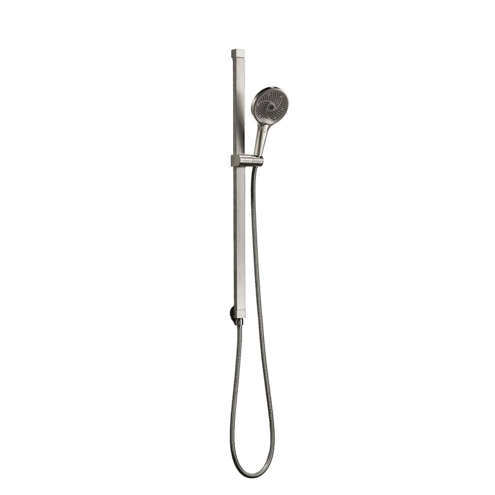 Manisa Brushed Nickel Shower Slide Rail Kit