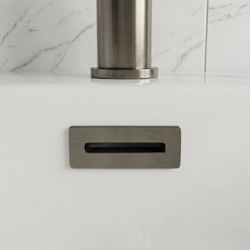 Gunmetal Rectangle Basin Overflow Cover