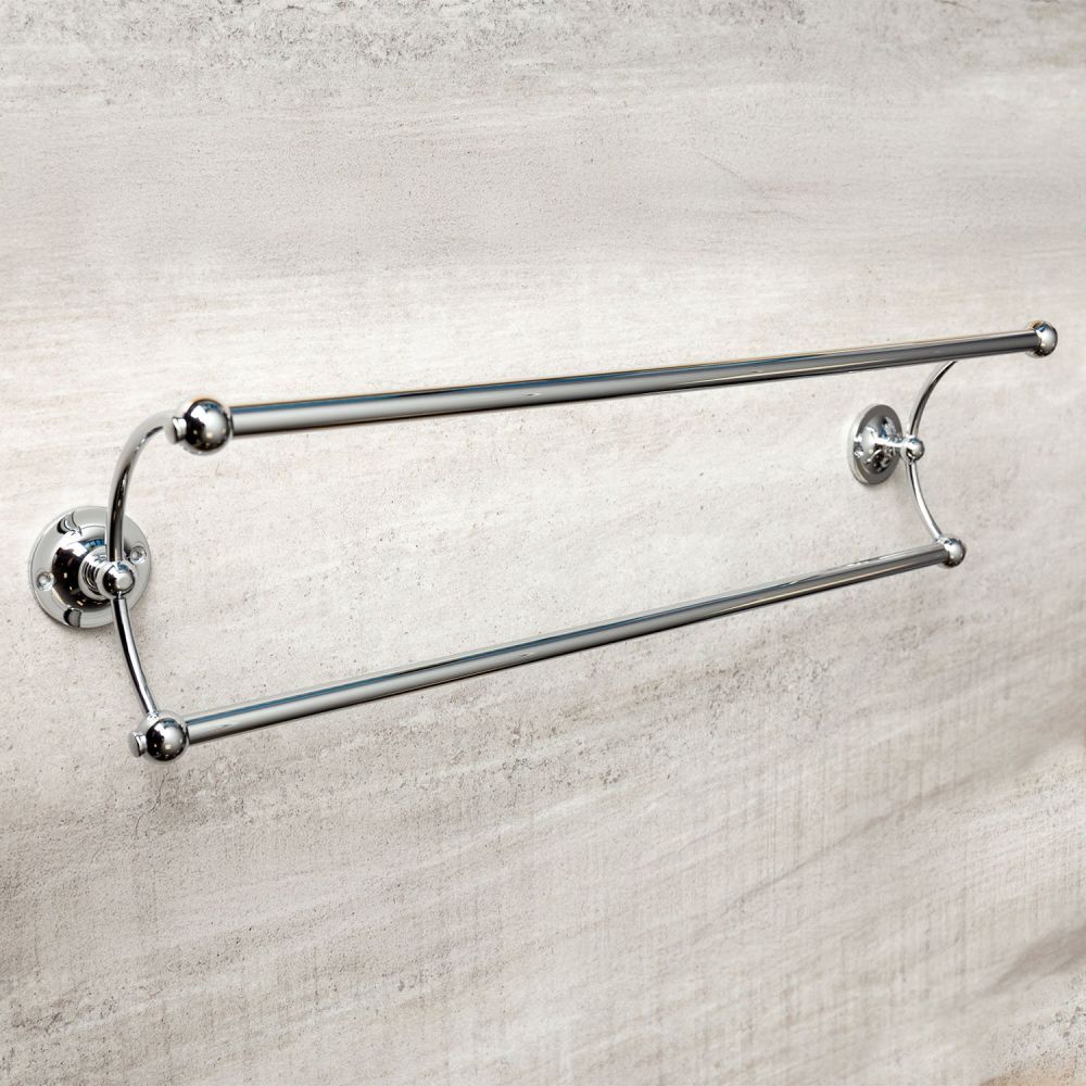 Cambridge Chrome Double Towel Rail