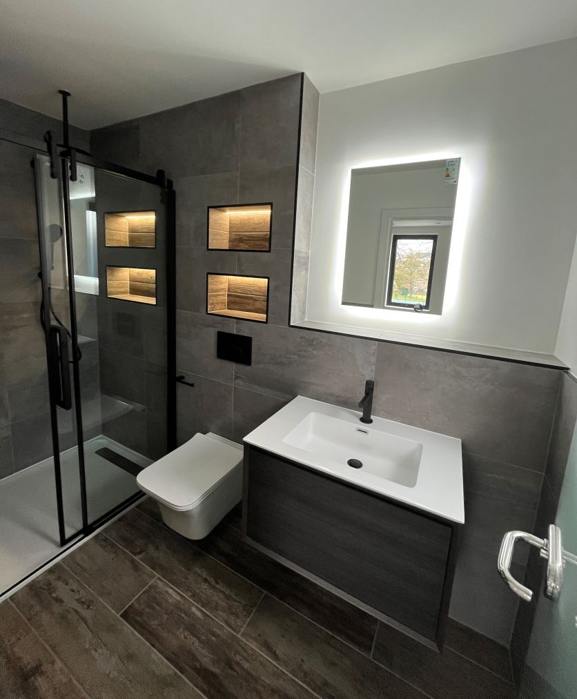 Snowdon Wall Hung Vanity Unit in Leached Oak - 750mm