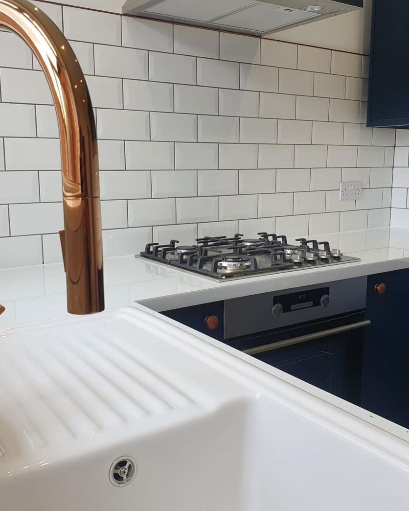 Metro White Ceramic Brick Tile