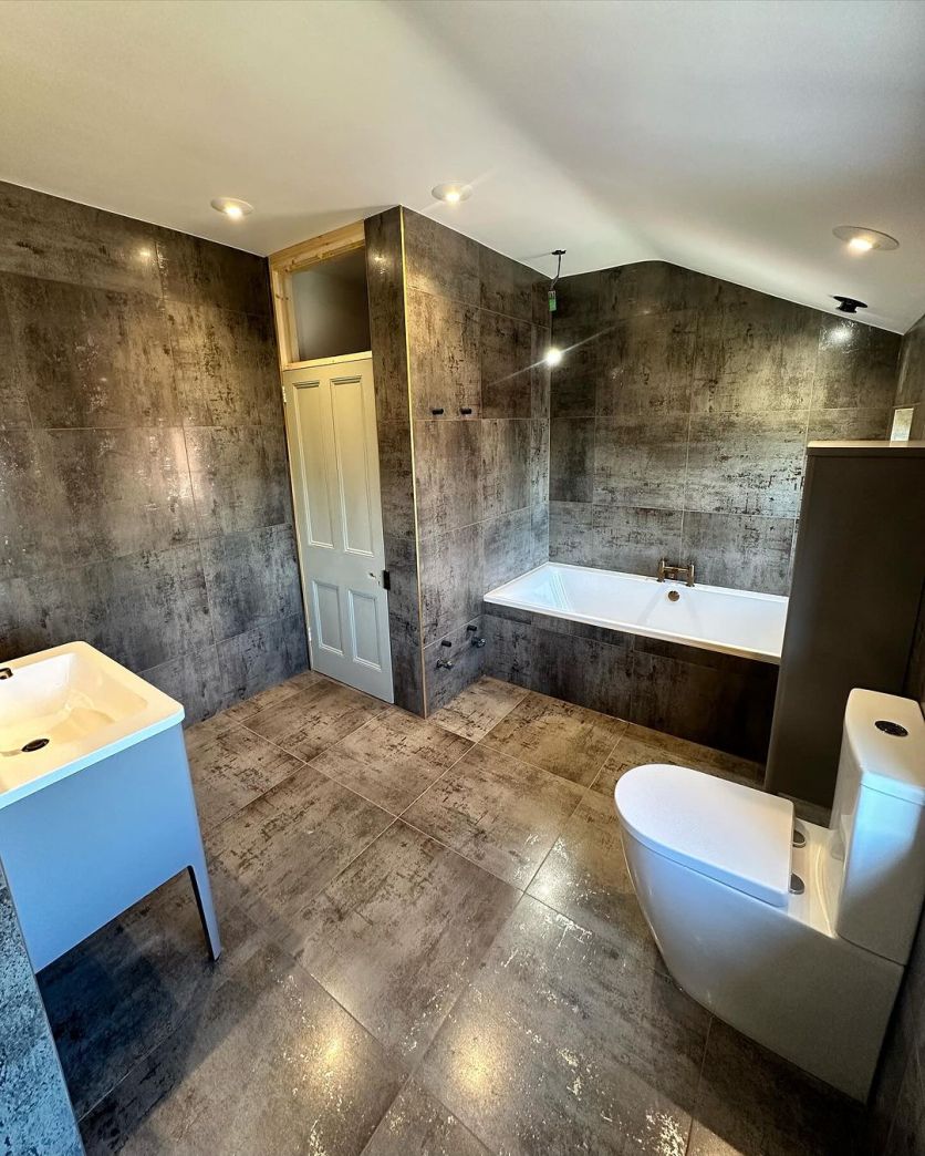Metallon Steel Semi-Polished Metallic Porcelain Tile