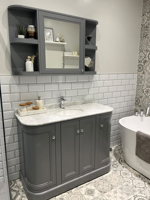 Richmond Vanity Unit in Matt Light Grey