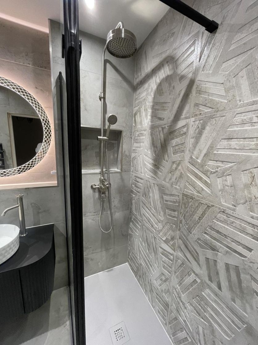 Urban Brushed Nickel Exposed Valve Shower Pack