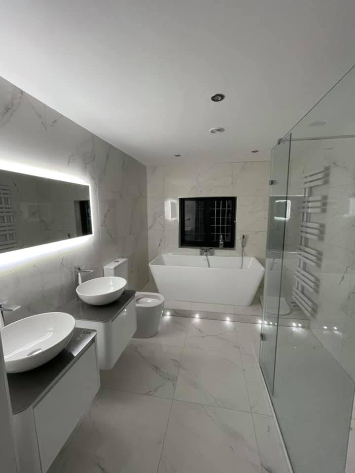 Callerton White Wall Hung Vanity Unit