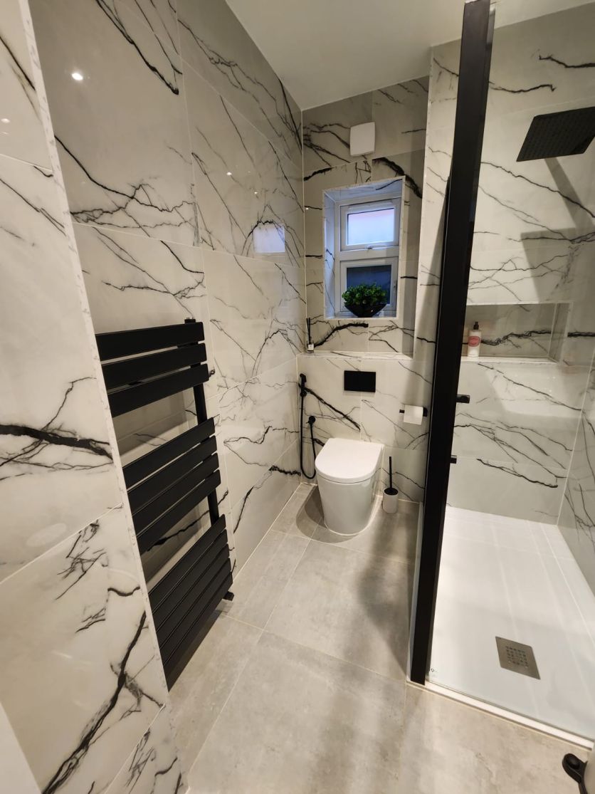 Marquis White Marble Gloss Porcelain Tile