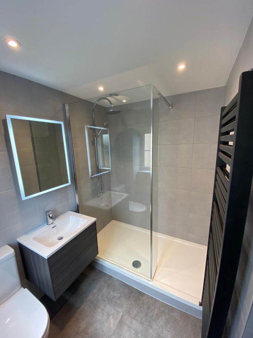 Bolero Grey Linear Vanity Unit