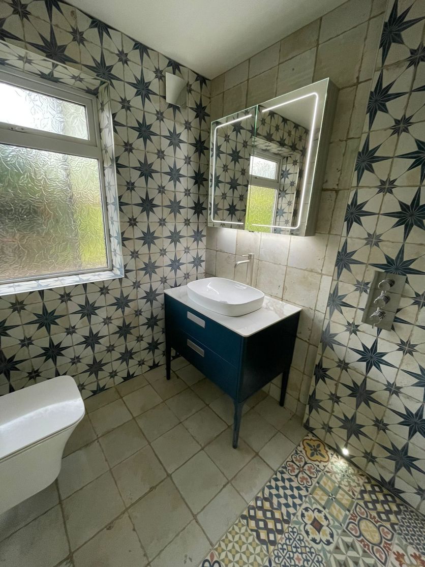 Fired Star Blue Matt Ceramic Tile