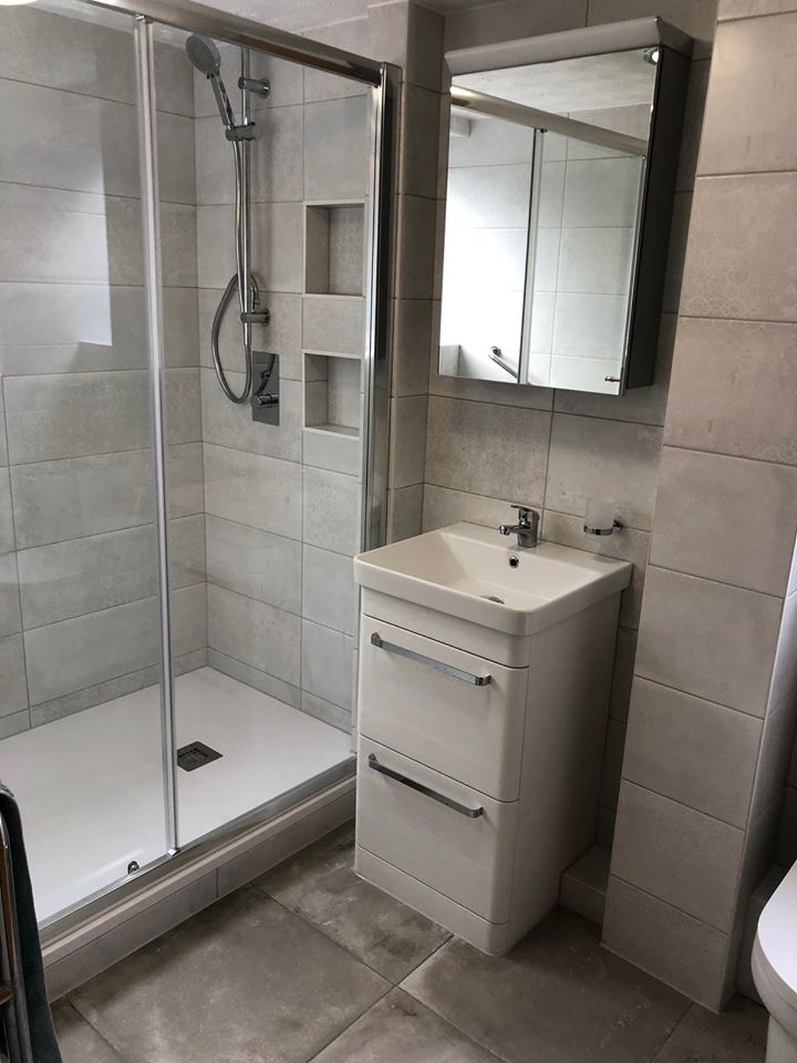 Esk White Vanity Unit