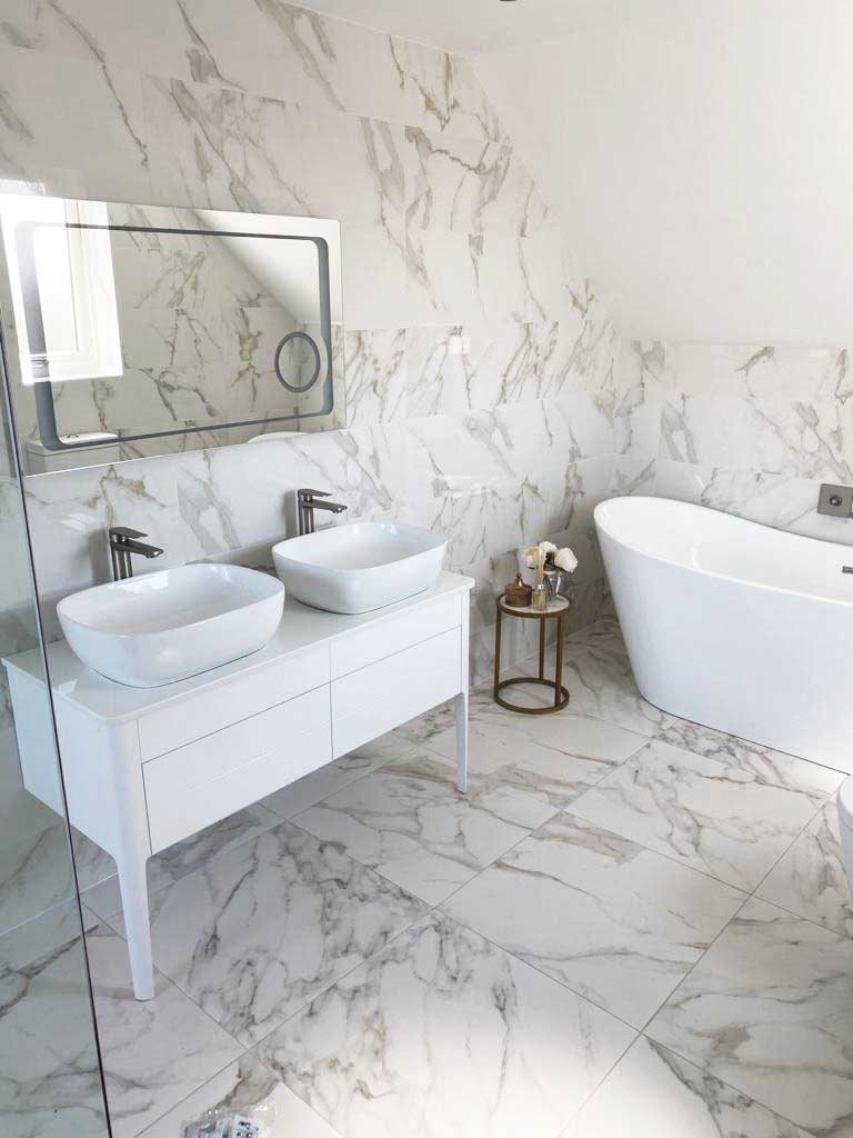 Stonehouse 1200mm White Vanity Unit