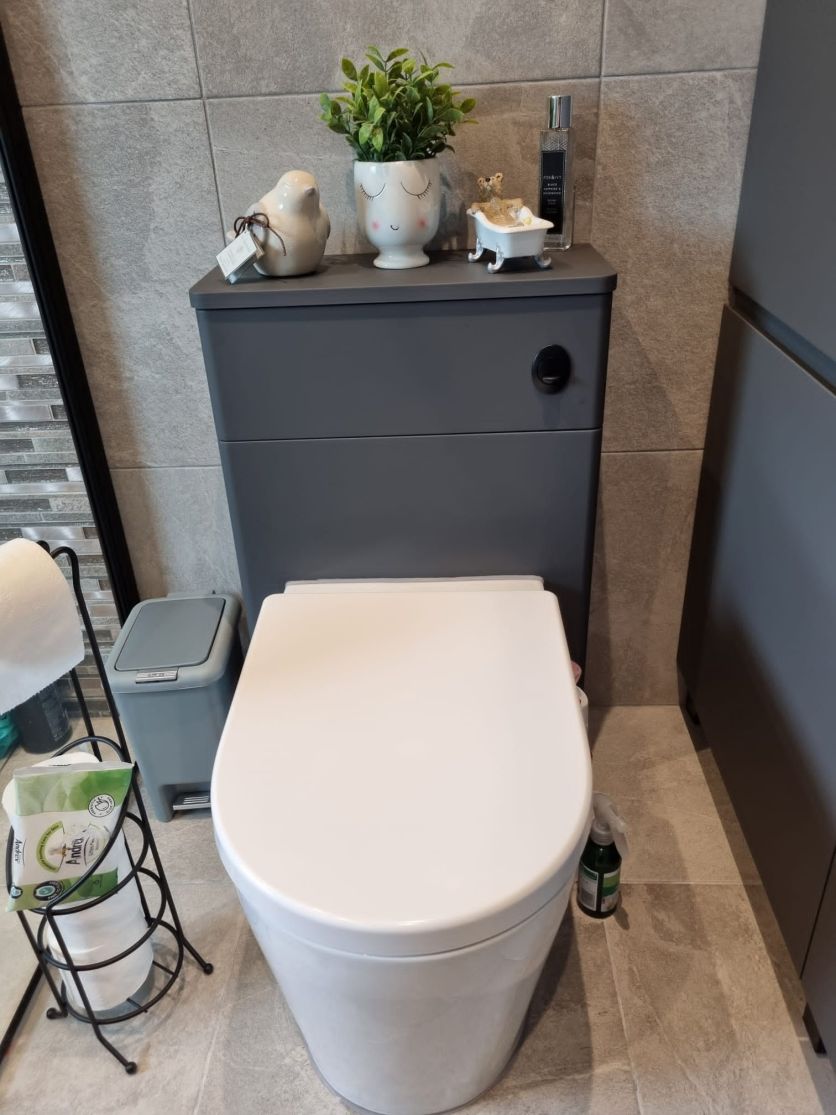 Ellis WC Unit in Charcoal