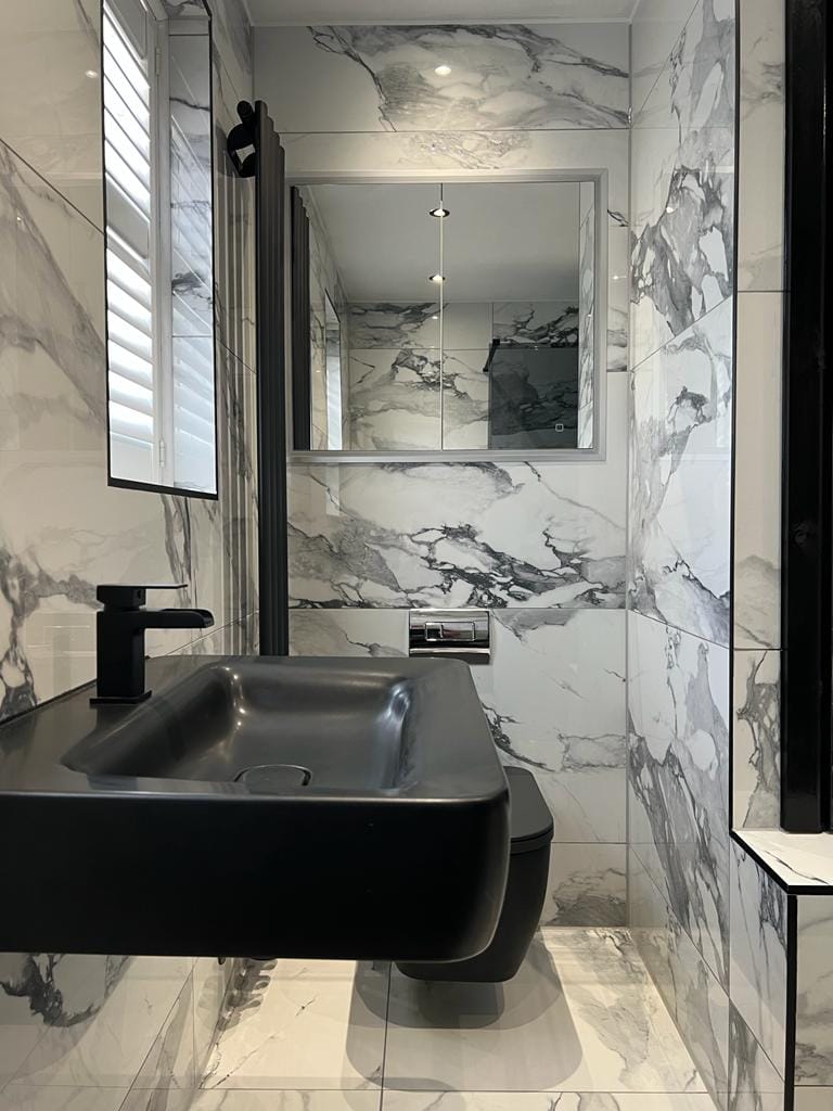 Micheli Black Wall Hung Basin